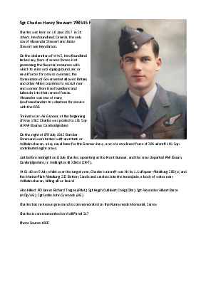A preview of a PDF biography for Stewart, Charles Henry